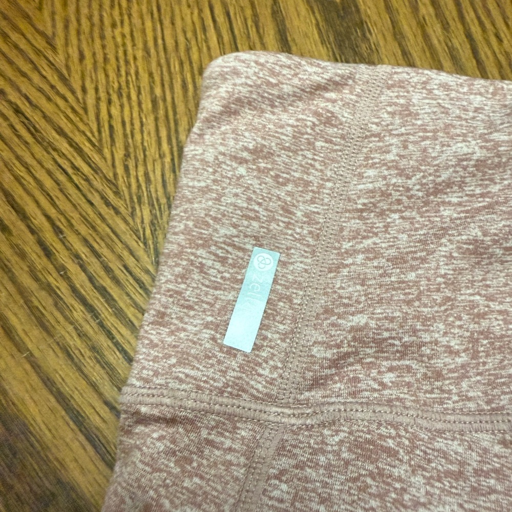 Zella Heathered Pink Leggings - Picture 5 of 6